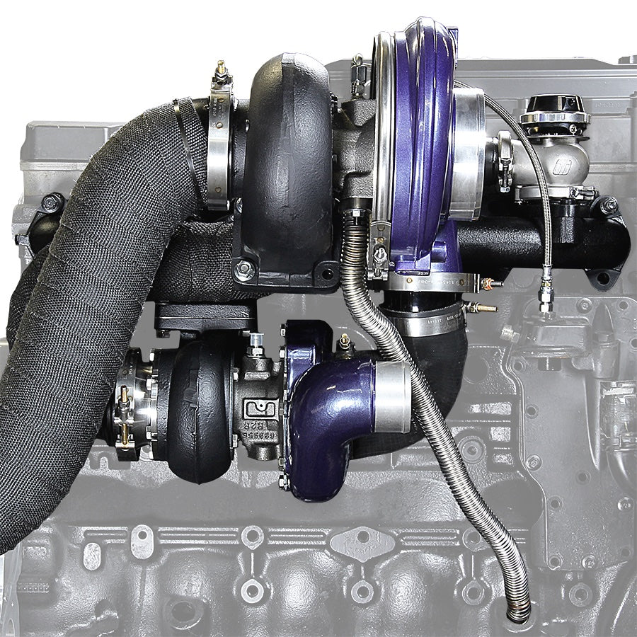 ATS Aurora 3000/5000 | 4000/7500 Compound Turbo System Fits 1994-2007 5.9L Cummins 202-A35-2164