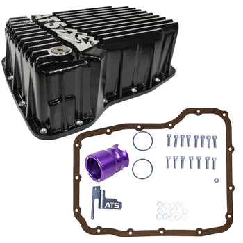ATS 68Rfe Deep Transmission Pan Fits 2007.5+ 6.7L Cummins 301-900-2326