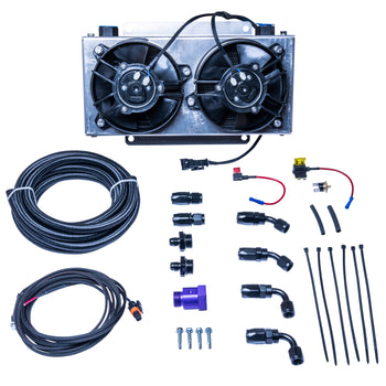 ATS Auxiliary Dual Fan Transmission Cooler Kit - 1/2 Inch Lines - 3/8 Inch Lines 310-903-2000