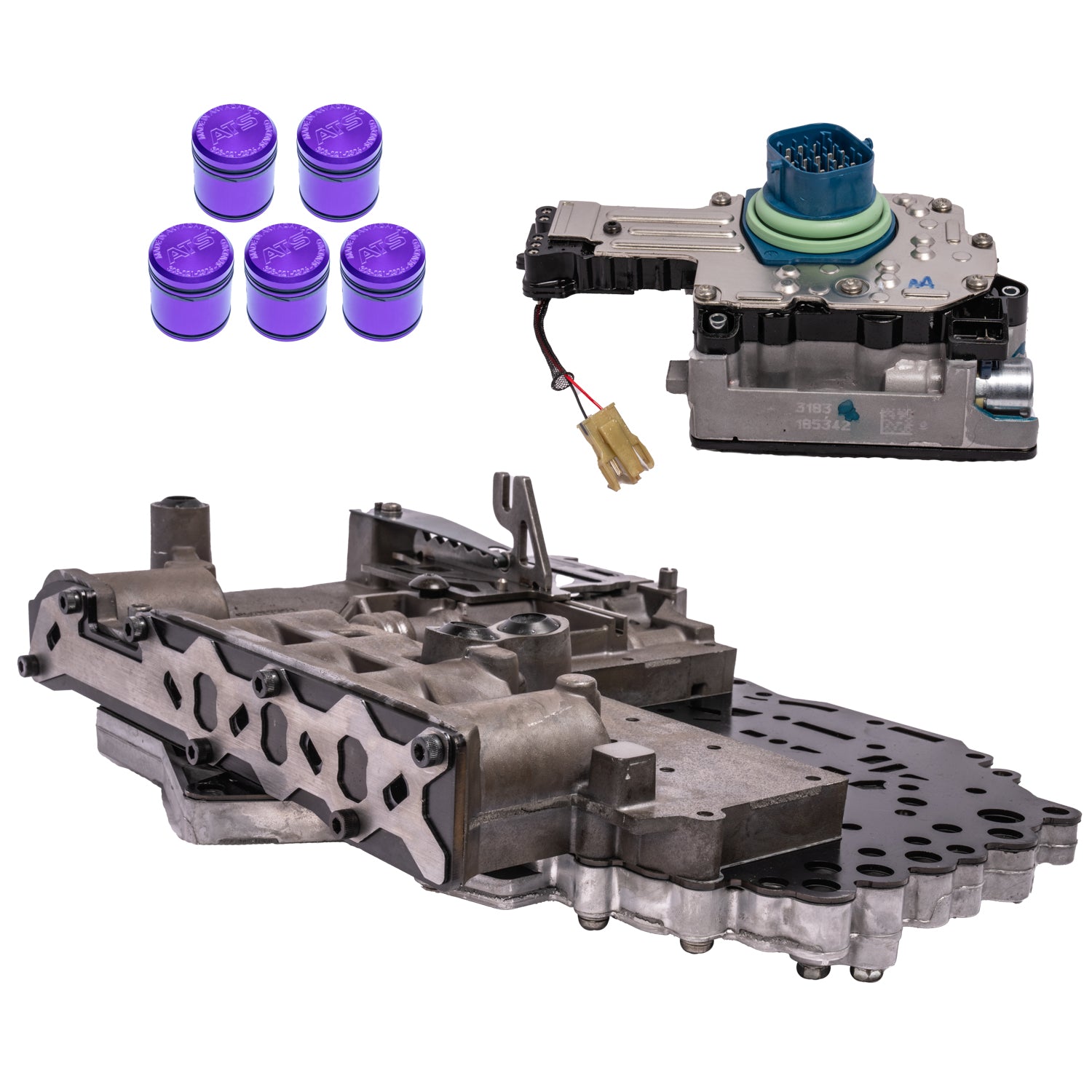 ATS 68Rfe Performance Valve Body Fits 2007.5-2019+ 6.7L Cummins with Optional Solenoid Pack 303-900-2380